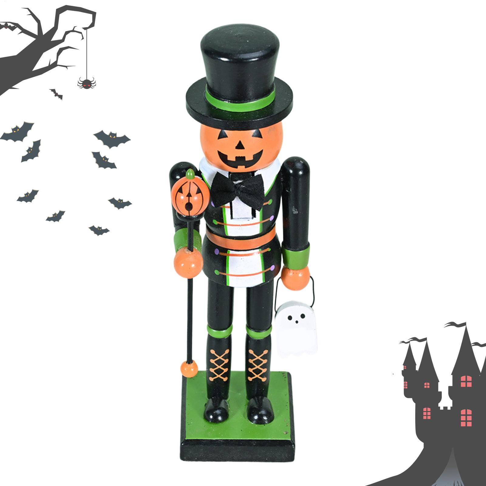 Nutcracker Figurine - 할로윈 호두까기 인형 피규어 나무 호두까기