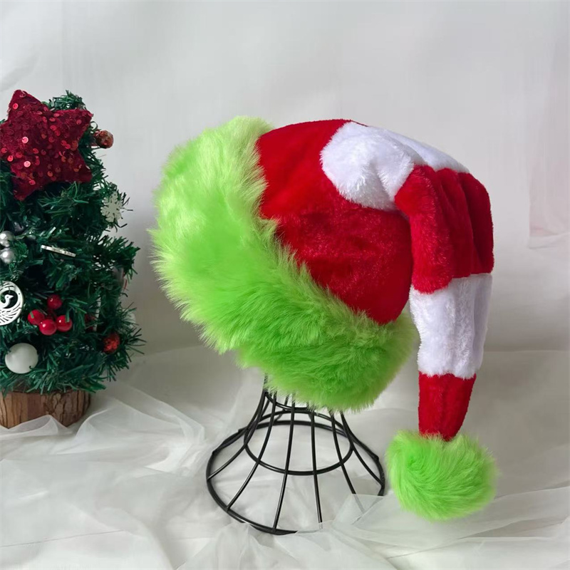 Santa Hat Plush - 스파이싱 산타클로스 모자 크리스마스 플러시 홀리데이