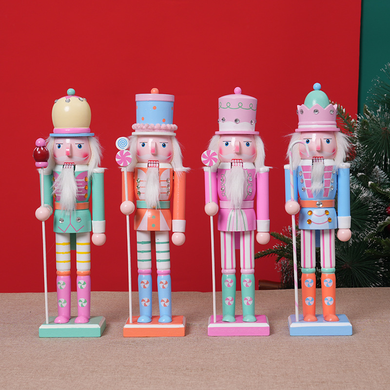 Nutcracker Figurine - 30cm 호두까기 인형 군인 장식품 데스크탑