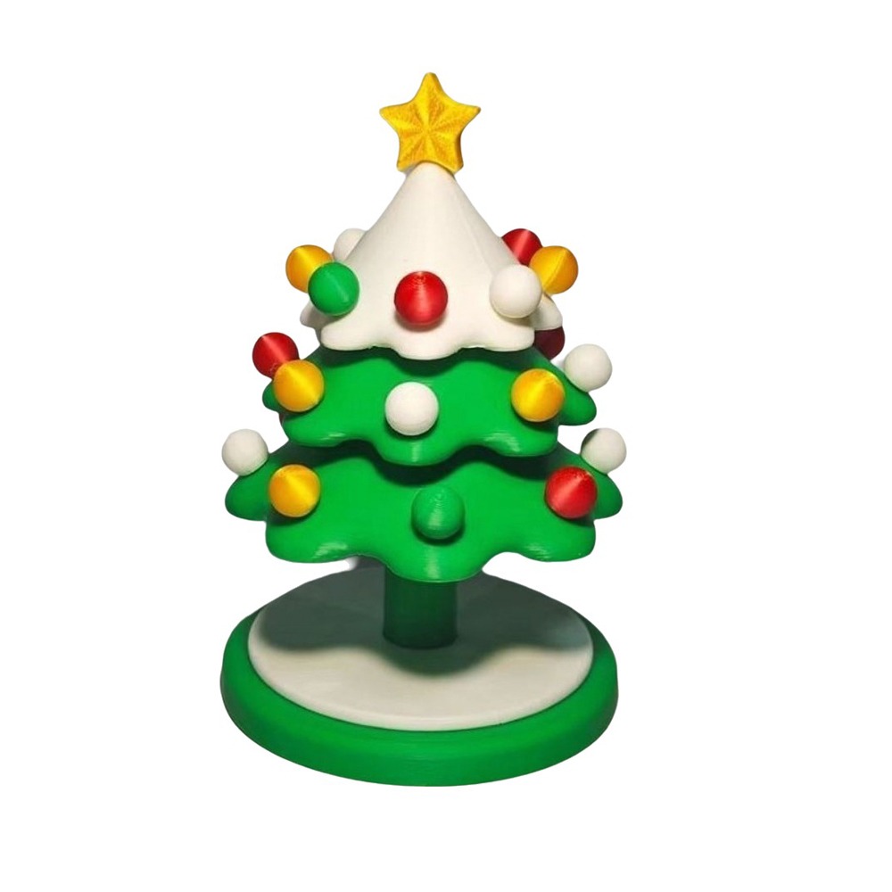 Star Tree Topper - 3D 프린팅된 춤추는 크리스마스 트리, 분리