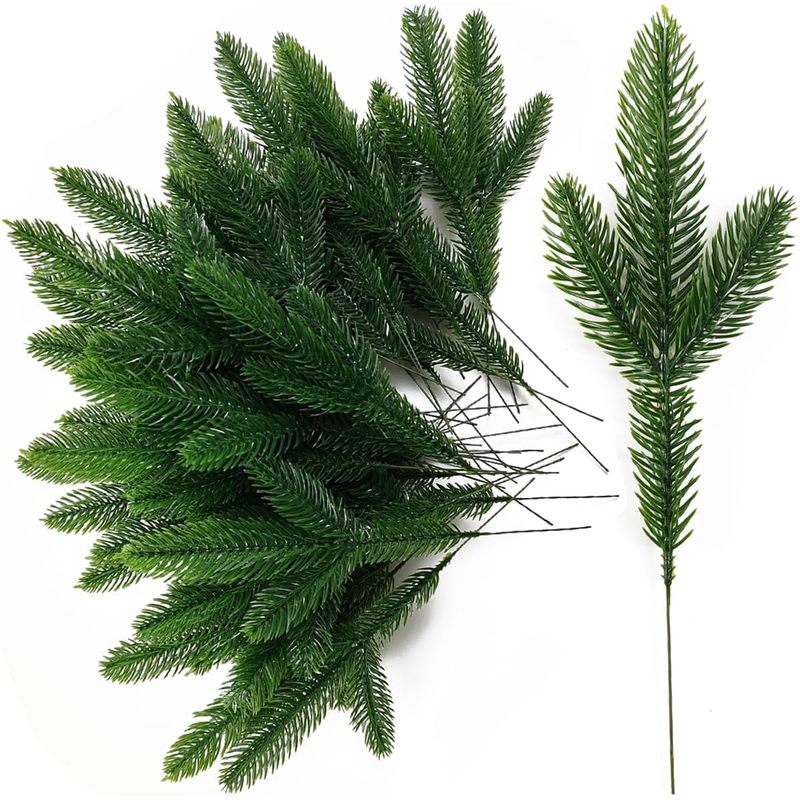 인공 소나무 가지, 가짜 소나무 잎, 녹색 장식품, D - Christmas Tree Artificial 리뷰 및 가격