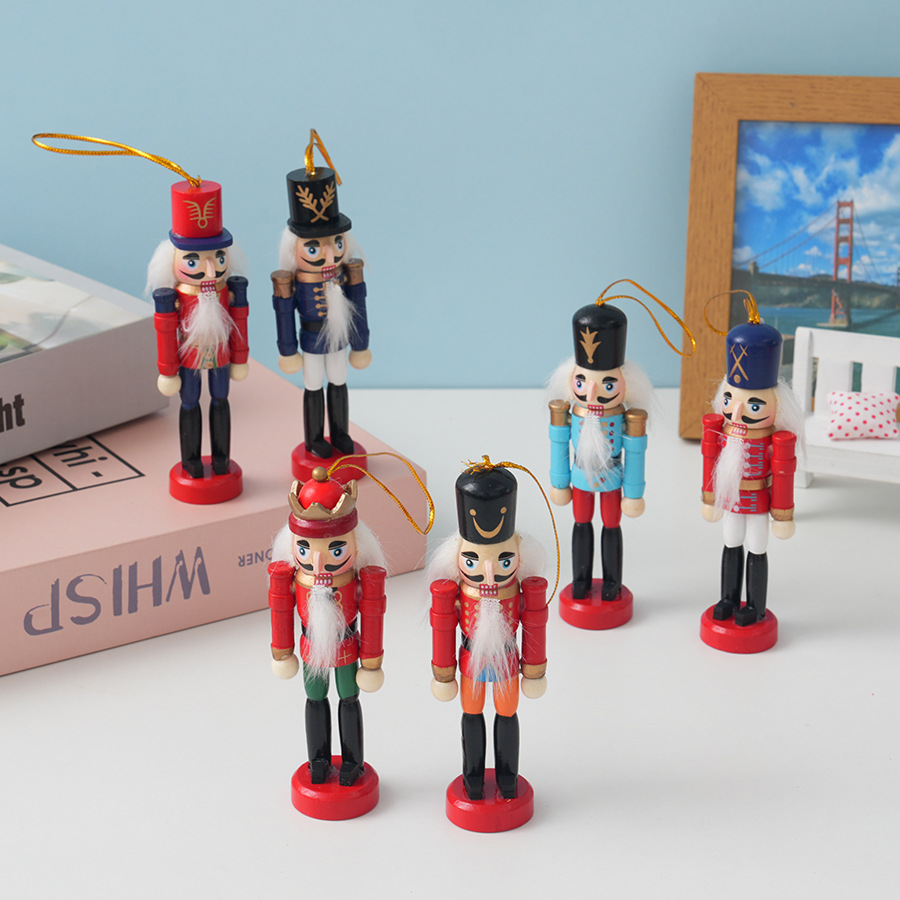 6pcs 크리스마스 호두까기 인형 나무 군인 펜던트 나 - Nutcracker Figurine 리뷰 및 가격