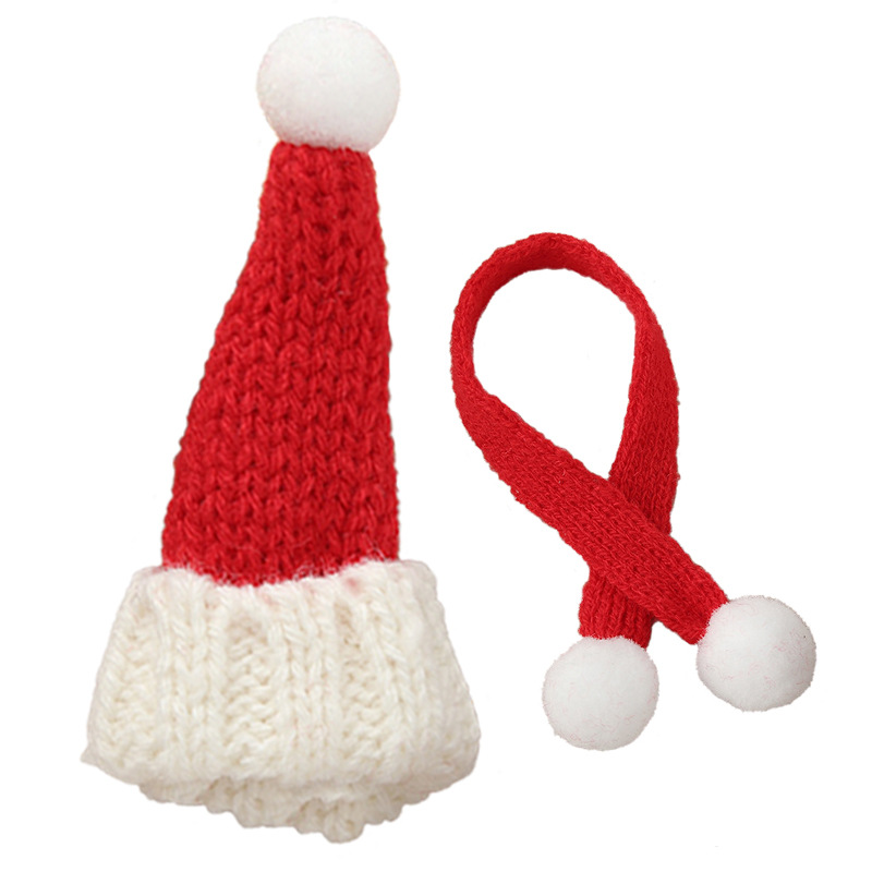 사랑스러운 인형 스카프 모자 미니 크리스마스 모자 니트 - Santa Hat Plush 리뷰 및 가격