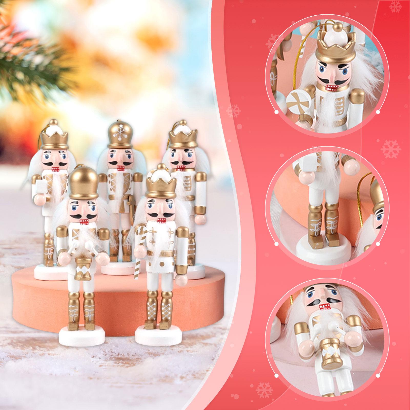 크리스마스 호두까기 인형 장식품 5개 세트, 데스크탑  - Nutcracker Figurine 리뷰 및 가격
