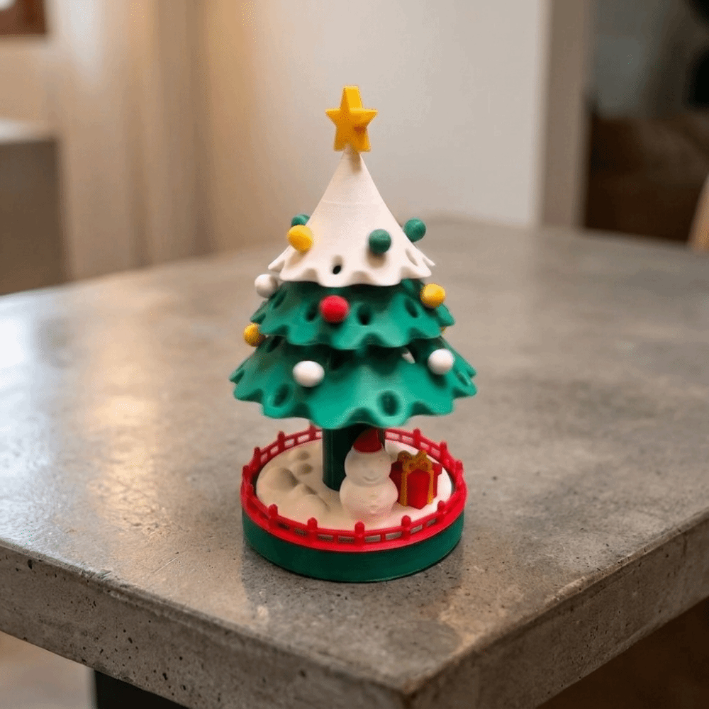 3D 프린팅된 춤추는 크리스마스 트리, 분리 가능한 화 - Star Tree Topper 리뷰 및 가격